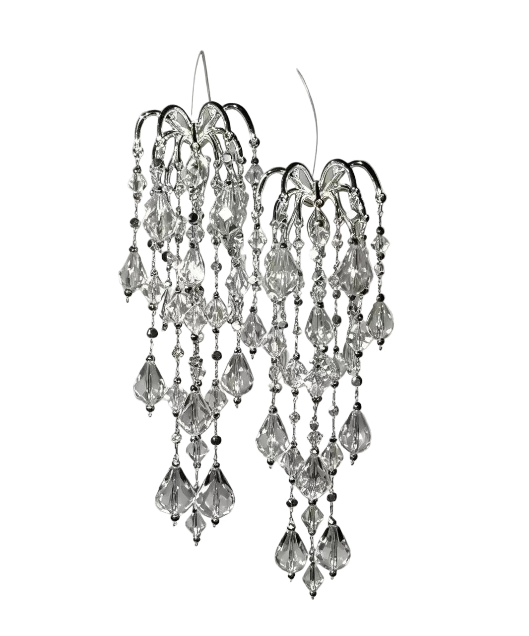 Boucles d'oreilles pendantes à pampilles pour femme 2