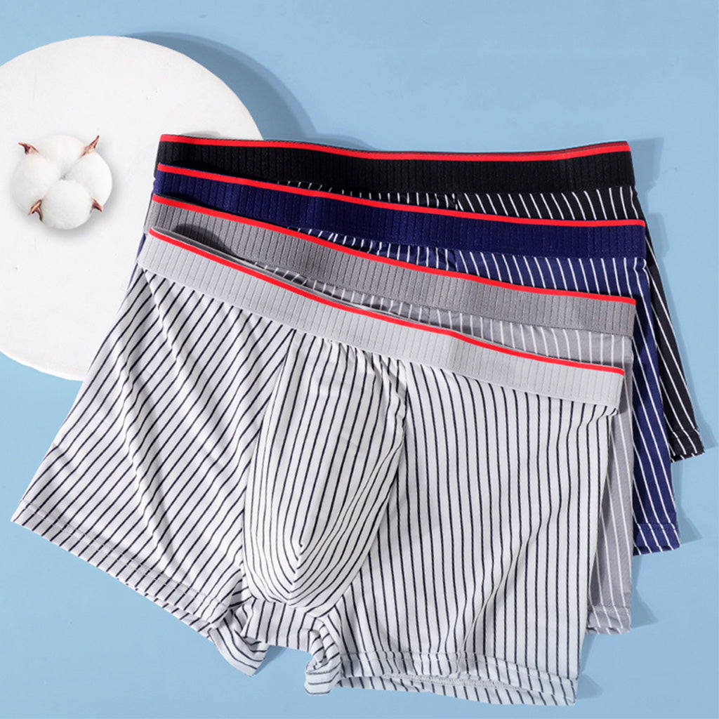 Boxer Homme Ajusté à Taille Contrastée 3