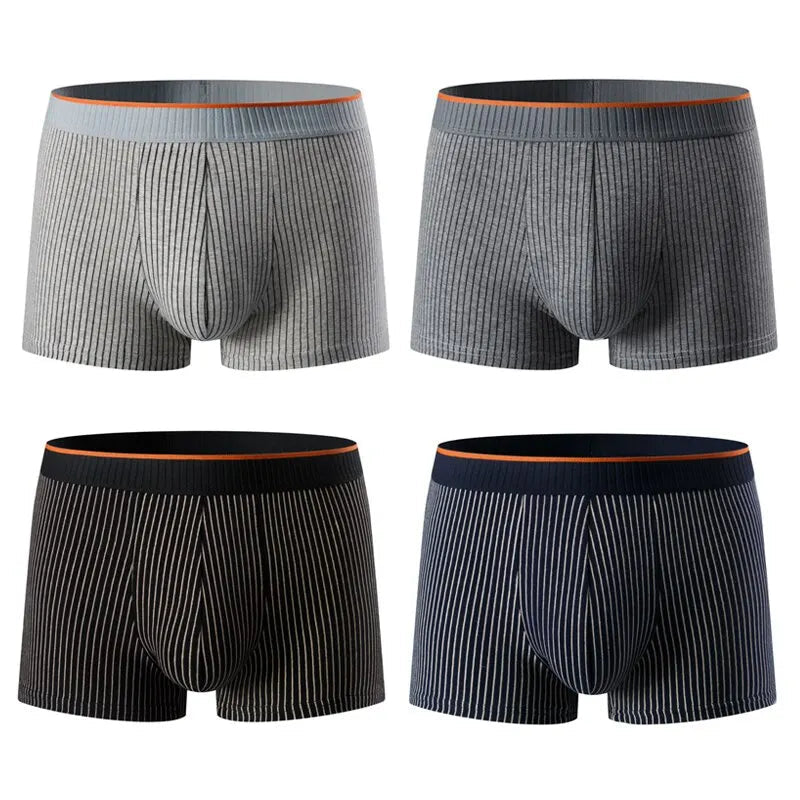 Boxer Homme Ajusté à Taille Contrastée 4