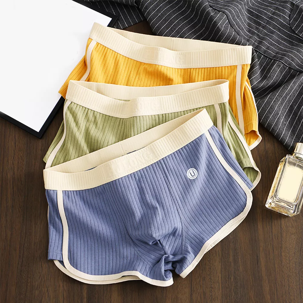 Caleçon Homme Ajusté avec Bordure Contrastée 1