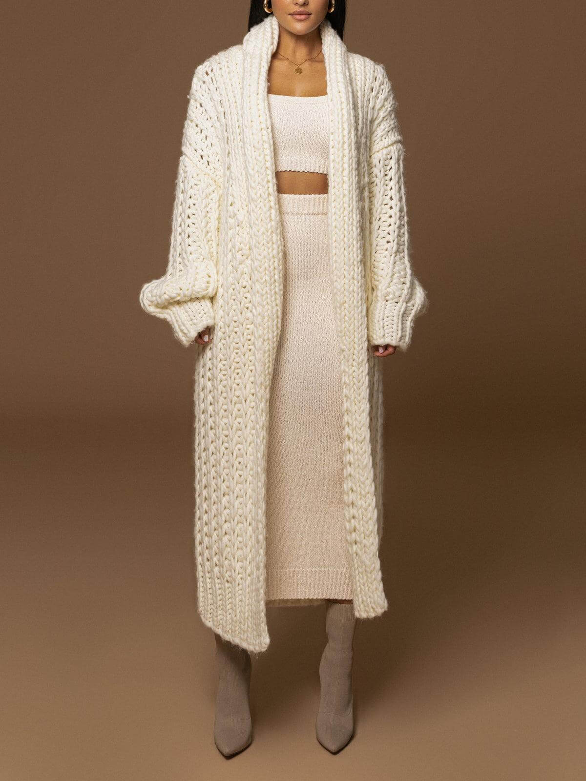 Cardigan Femme Col Châle Chic avec Manches Cloche 4