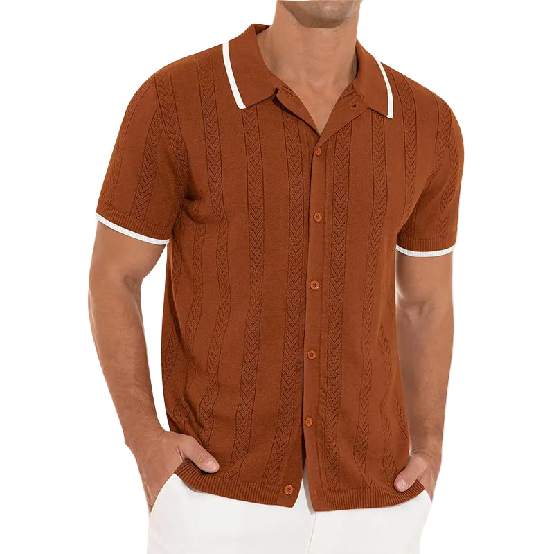 Cardigan d'été pour hommes au style vintage 0