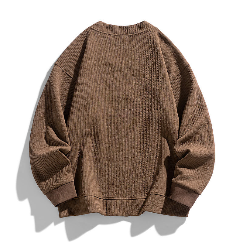 Cardigan pour Hommes Zippé Décontracté 3