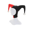 Chapeau de Cosplay Bouffon pour Femme Bicolore Noir et Rouge 3