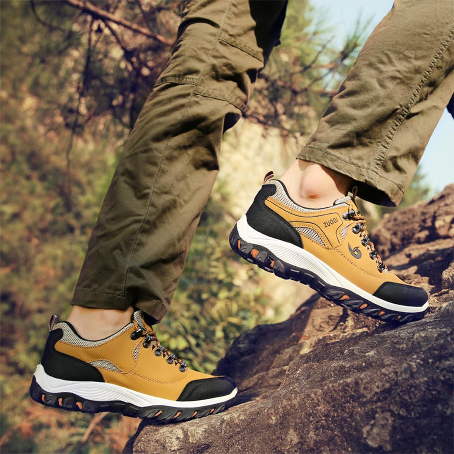 Chaussure Randonnée Homme Imperméable Respirante Semelle Antidérapante 5