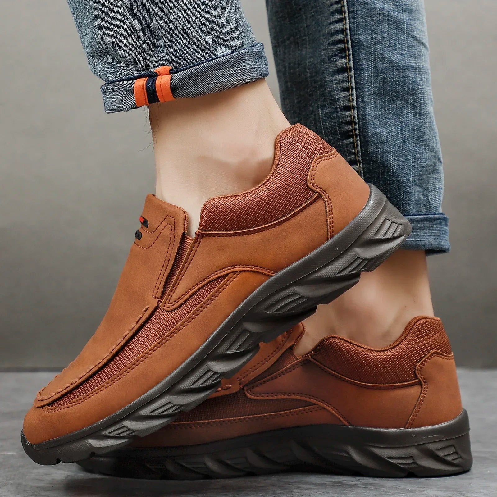 Chaussures Décontractées en Cuir pour Hommes 1