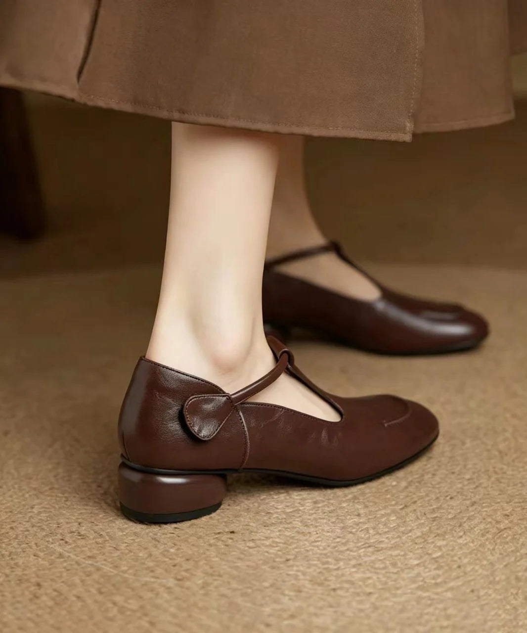 Chaussures Mary Jane Femme Petit Talon Classique 4