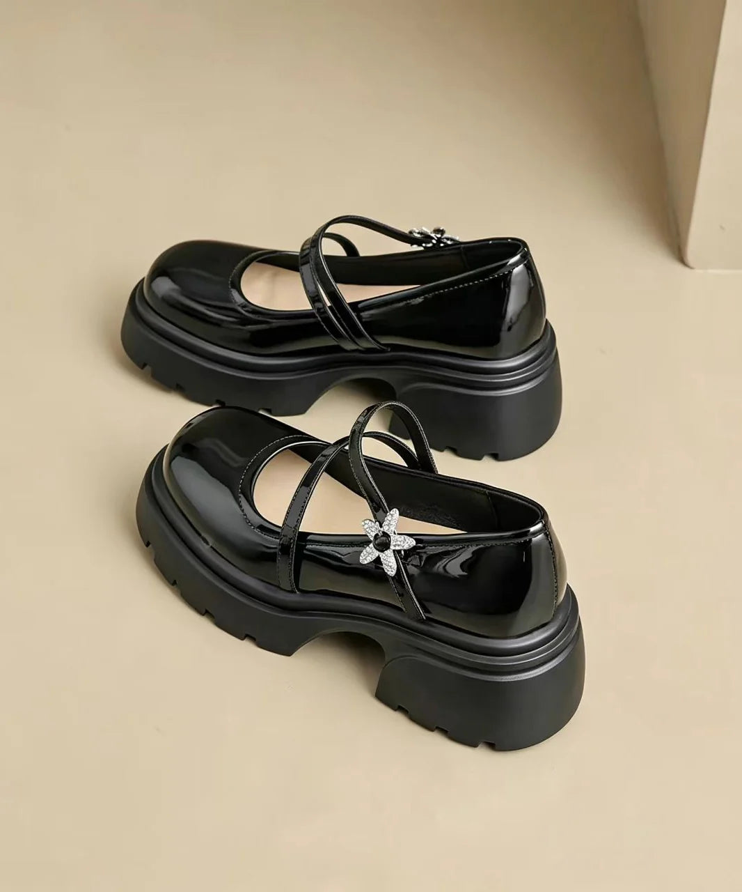 Chaussures Mary Jane à plateforme épaisse pour femme 4