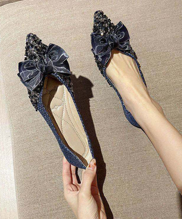 Chaussures Plates Femme avec Nœud 1