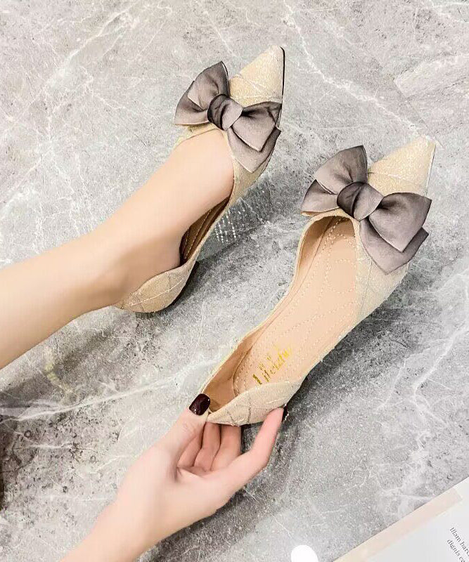 Chaussures Plates Femme avec Nœud 2