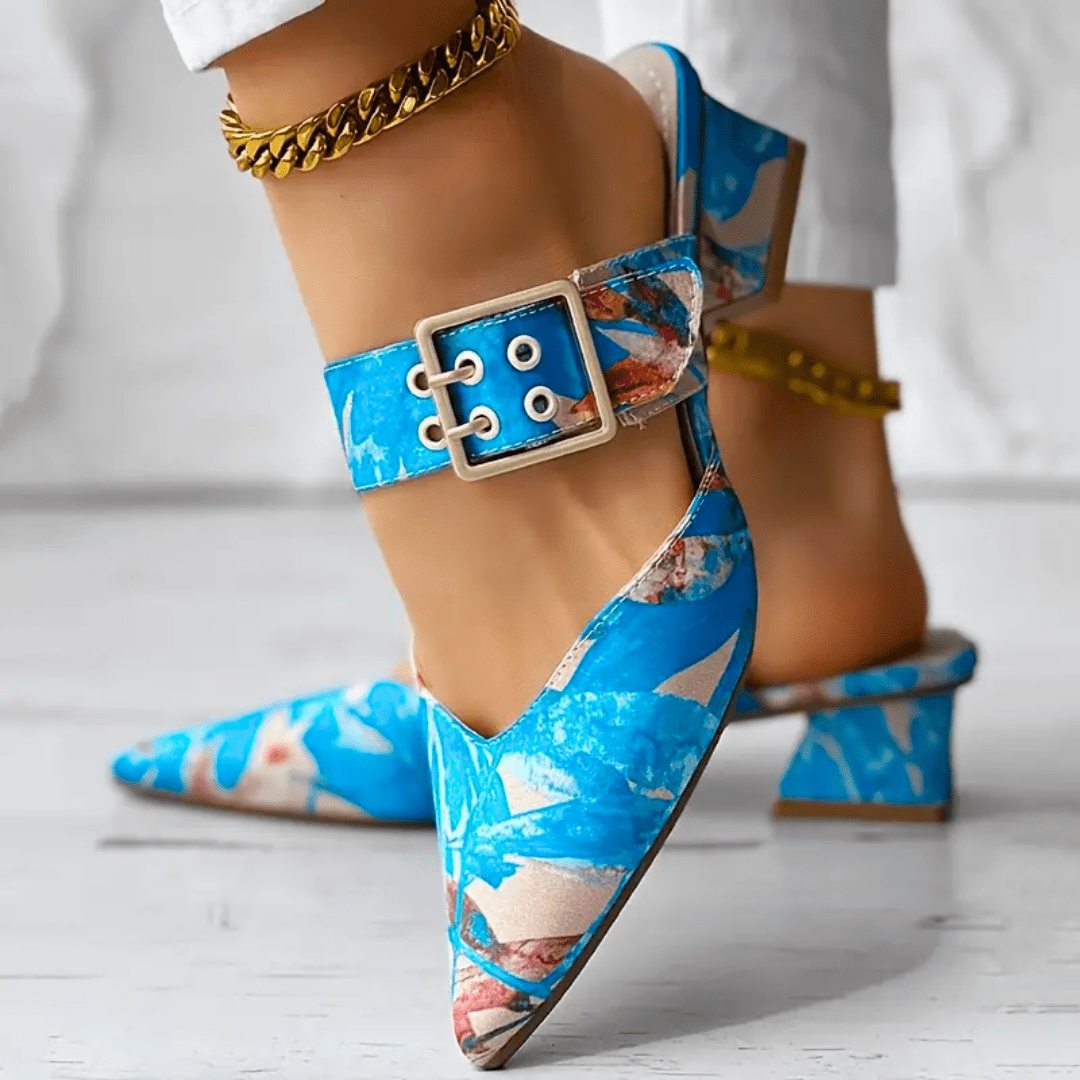 Chaussures à Talons pour Femmes Confort Orthopédique en Cuir 5
