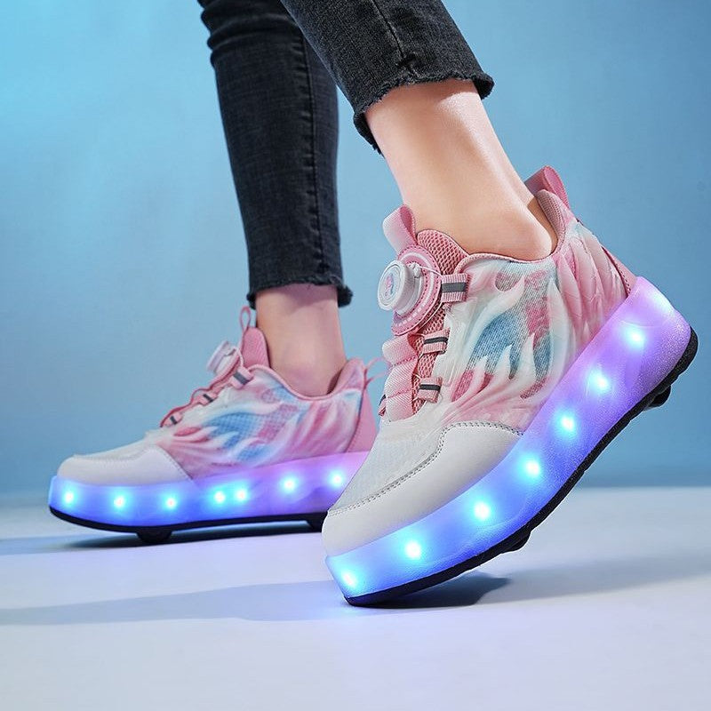 Chaussures à roulettes LED pour femmes modernes 1