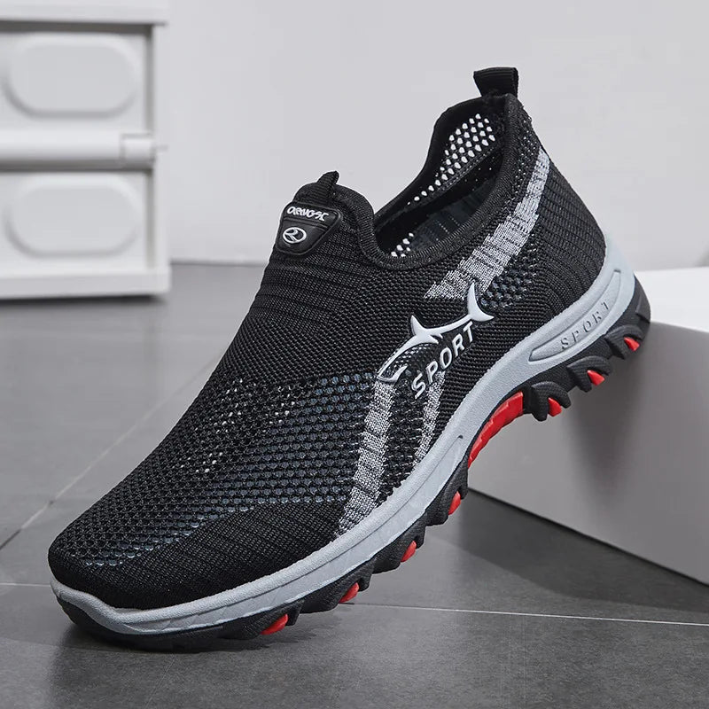 Chaussures d'été pour hommes en mesh, baskets légères et décontractées 1