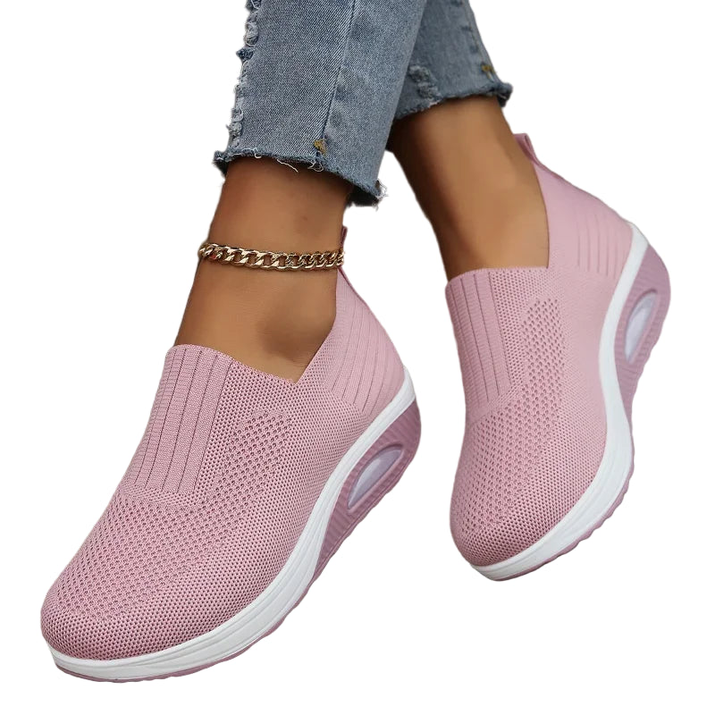 Chaussures de Marche Femme Semelle Air Non Glissante Tissu Respirant 0