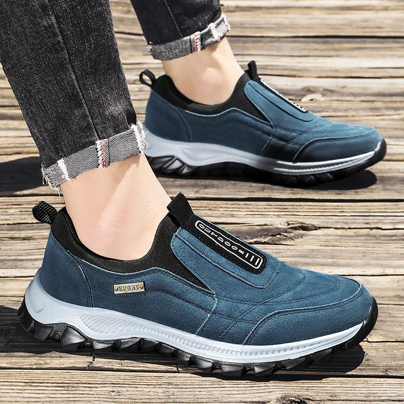 Chaussures de Sport pour Hommes en Cuir Suédé Respirant 2