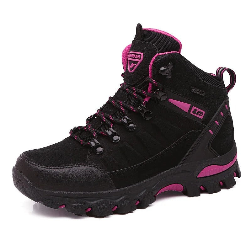 Chaussures de randonnée hivernales imperméables et sûres pour femmes 0
