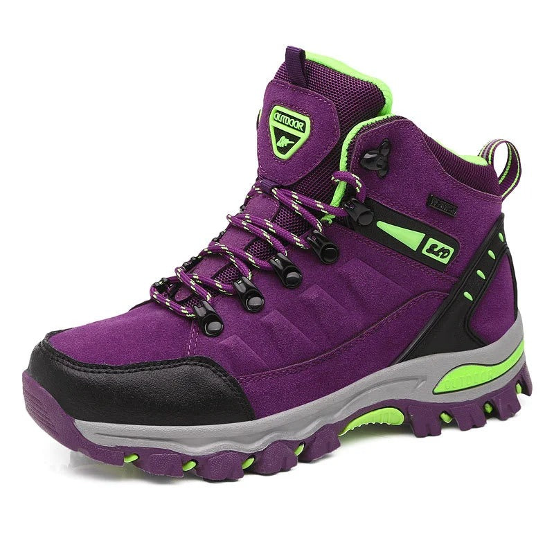 Chaussures de randonnée hivernales imperméables et sûres pour femmes 2