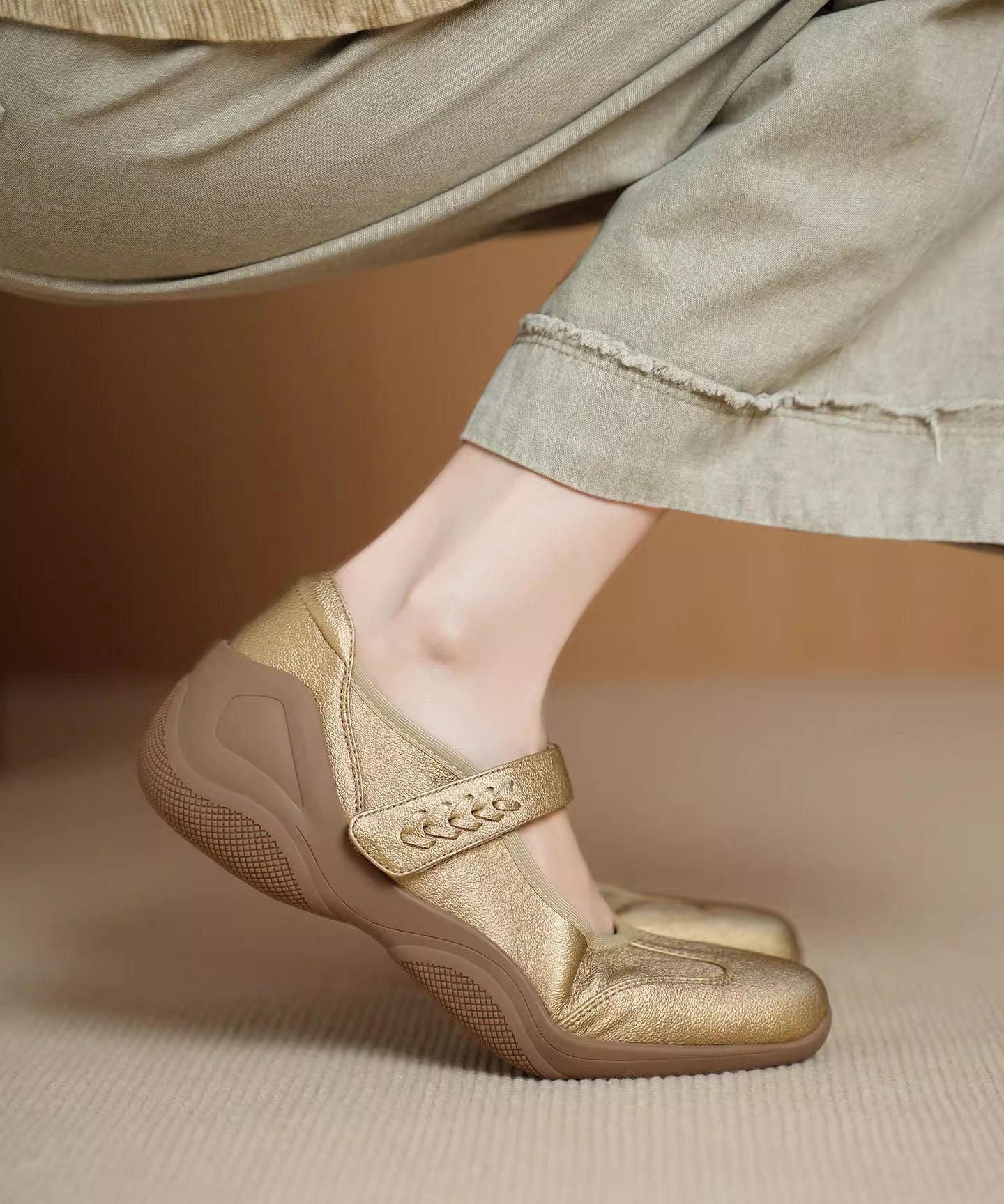 Chaussures plates à boucle pour femmes 4
