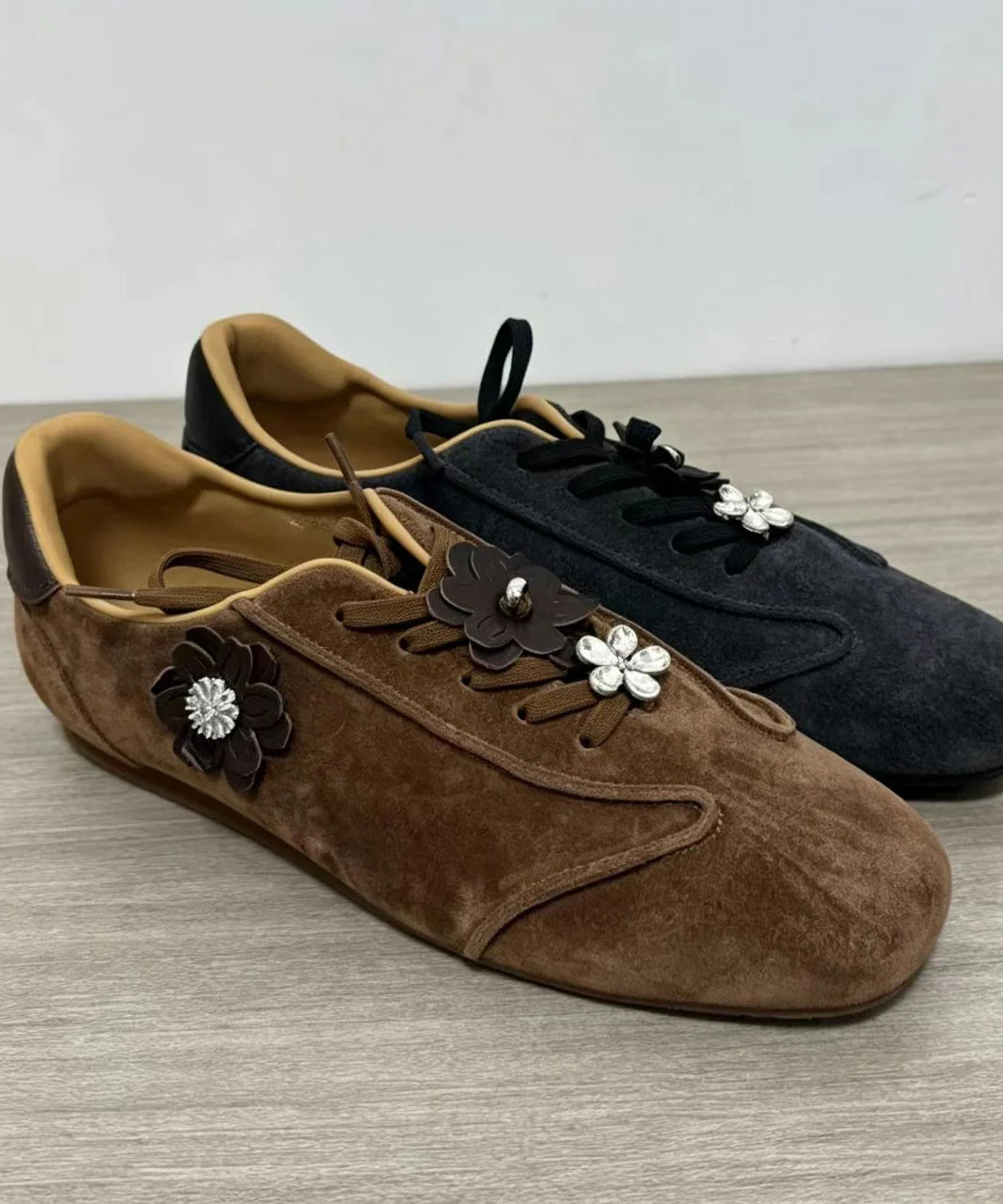Chaussures plates décontractées à lacets pour femmes 4
