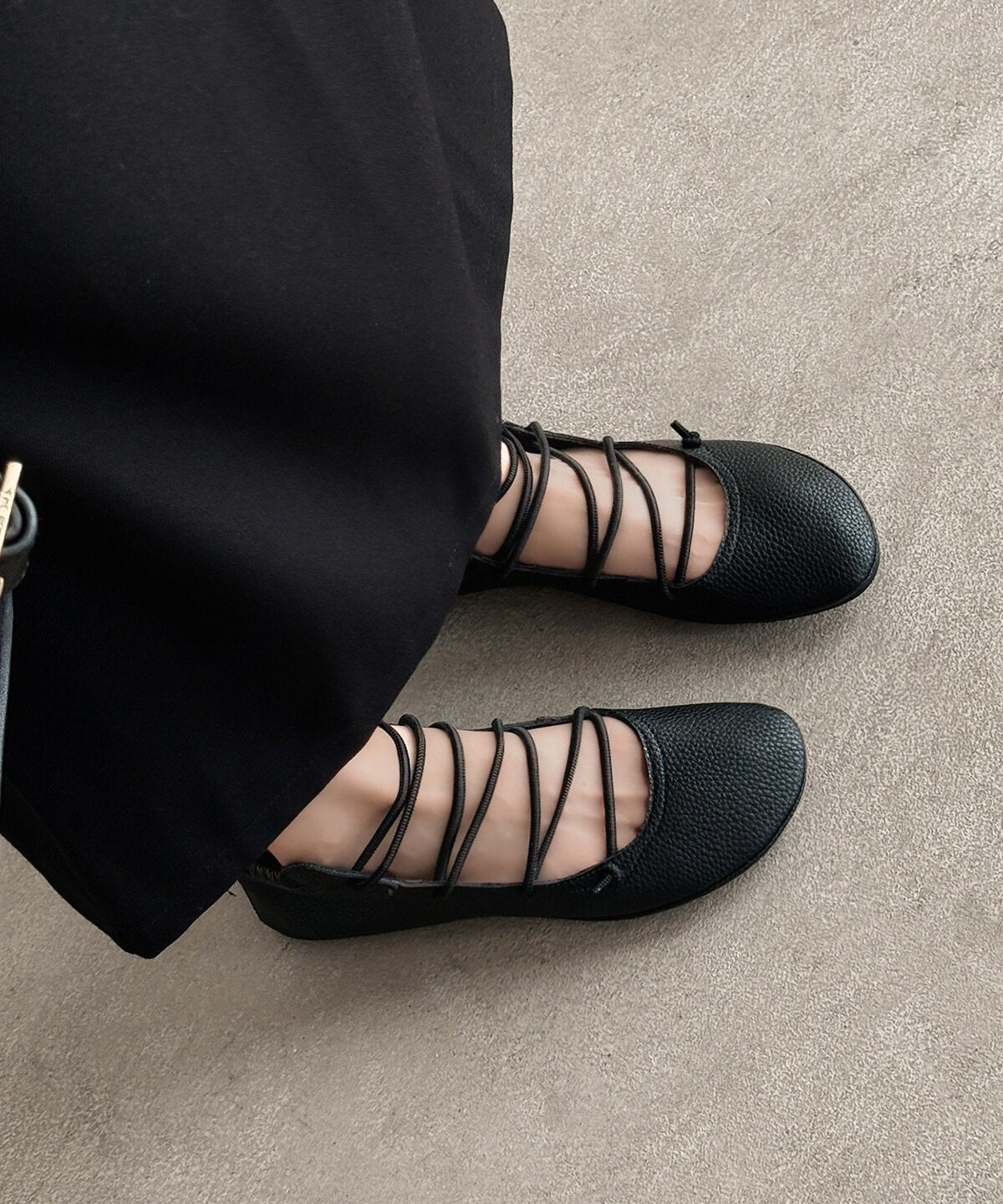 Chaussures plates pour femmes à sangles croisées 3