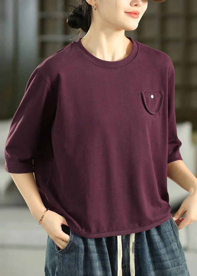 Chemise Femme Coupe Ample Manches Courtes 2