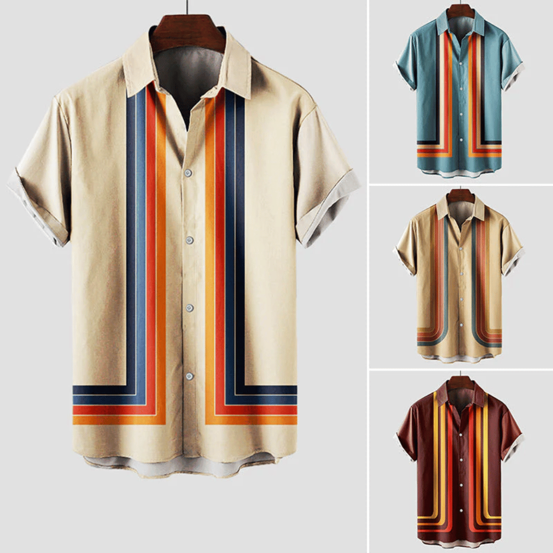 Chemise d'été Rétro pour Homme 4
