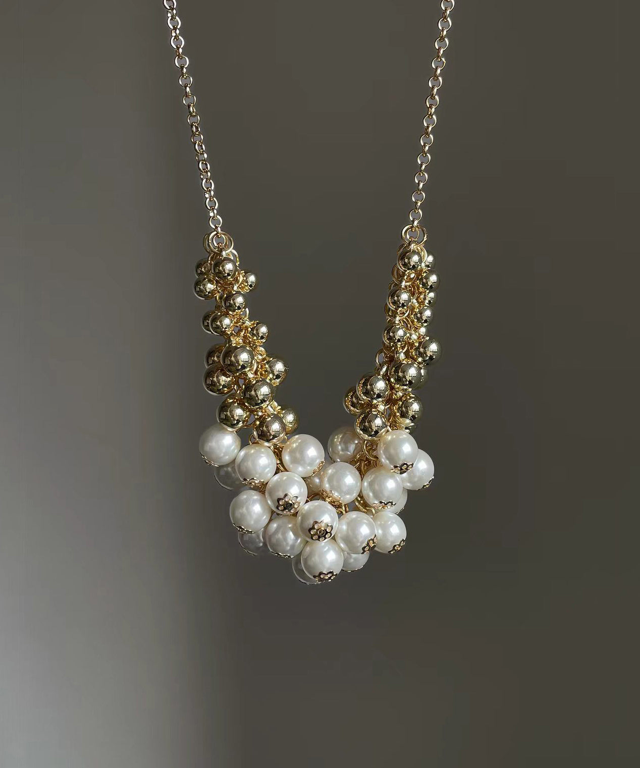Collier Femme Multicouche Style Bohème Avec Perles Dorées 4