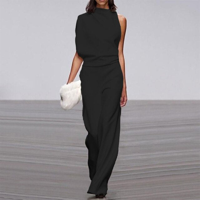 Combinaison Femme Chic Fluide Élégante 2