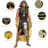 Costume Homme Pharaon Égyptien 7 Pièces Cosplay 3