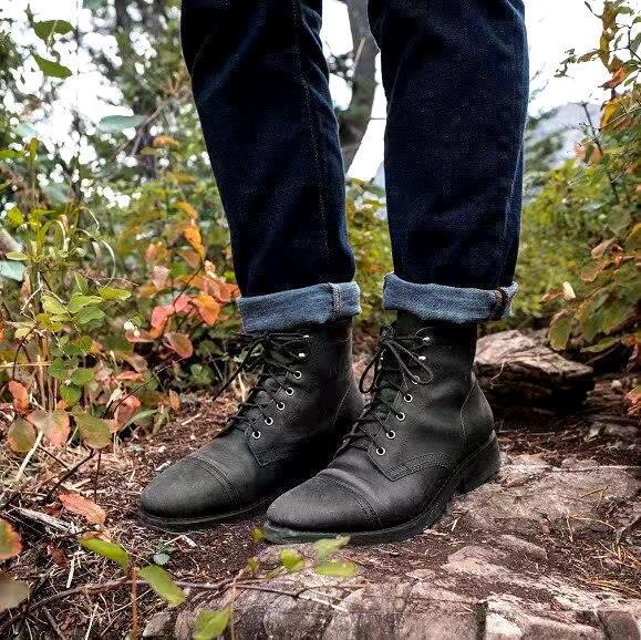 Variant image for Bottes Homme Élégantes en Cuir Avec Laçage Robuste-21