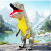 Déguisement Adulte Costume Gonflable Dinosaure Raptor Mascotte 3