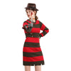 Déguisement Femme Freddy Krueger 4 pièces Halloween 1