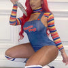 Déguisement Femme Halloween Personnage de Film Chucky 0