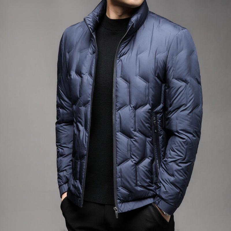 Doudoune Homme Matelassée Col Montant 9