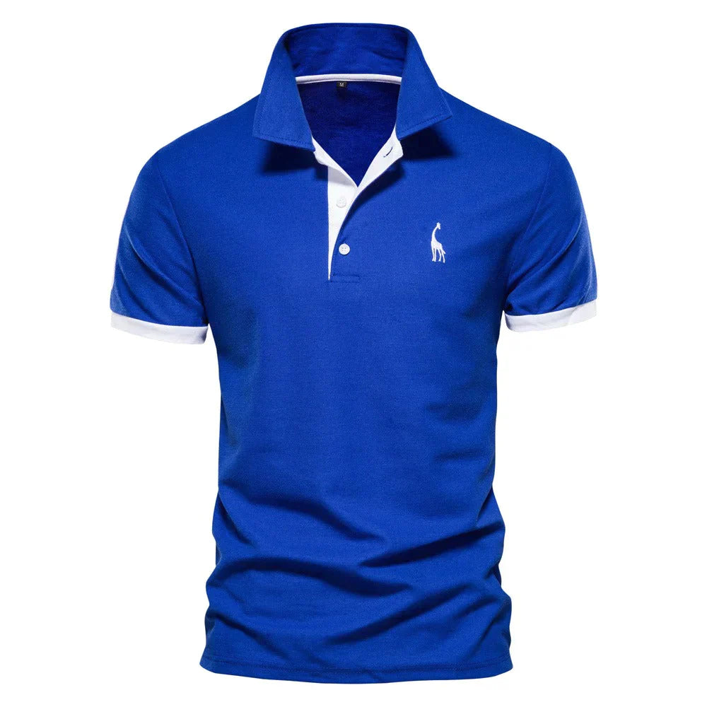 Polo Homme Classique Manche Courte 100% Coton Confortable et Élégant-1