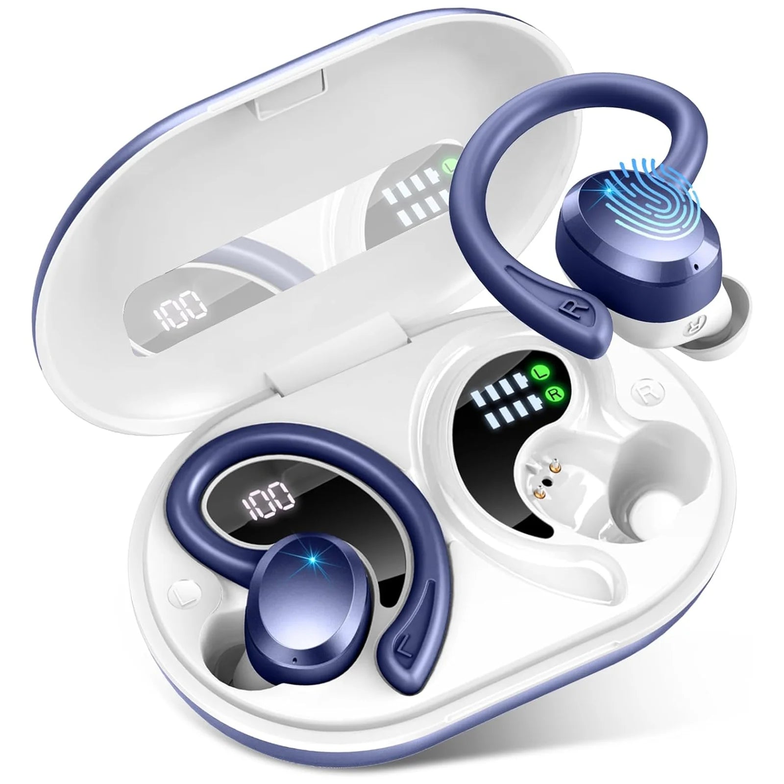 Écouteurs Sans Fil Bluetooth 5.3 Avec Réduction De Bruit Et Autonomie Prolongée 11