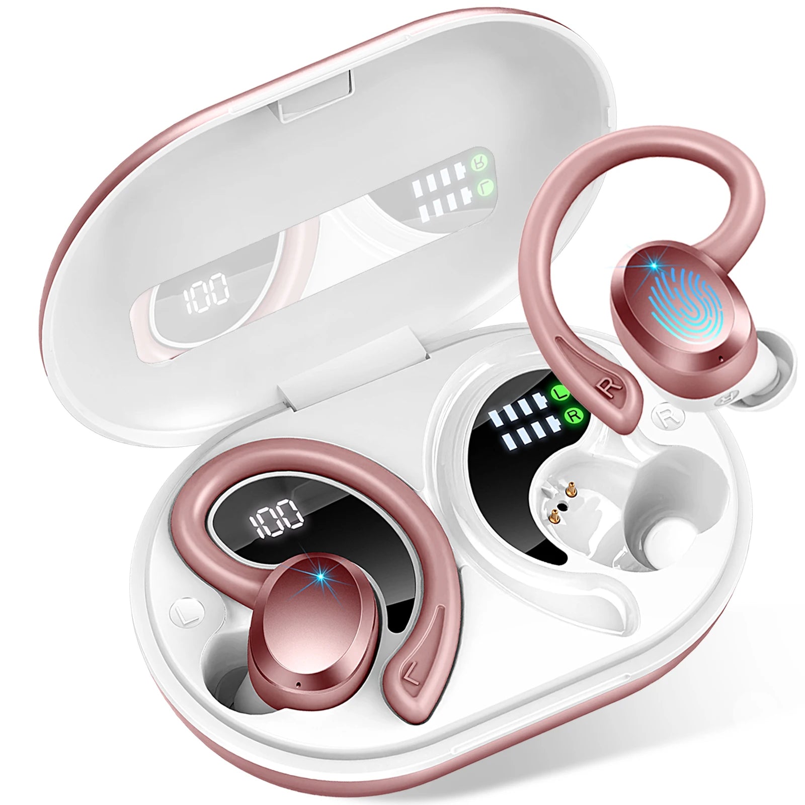 Écouteurs Sans Fil Bluetooth 5.3 Avec Réduction De Bruit Et Autonomie Prolongée 7