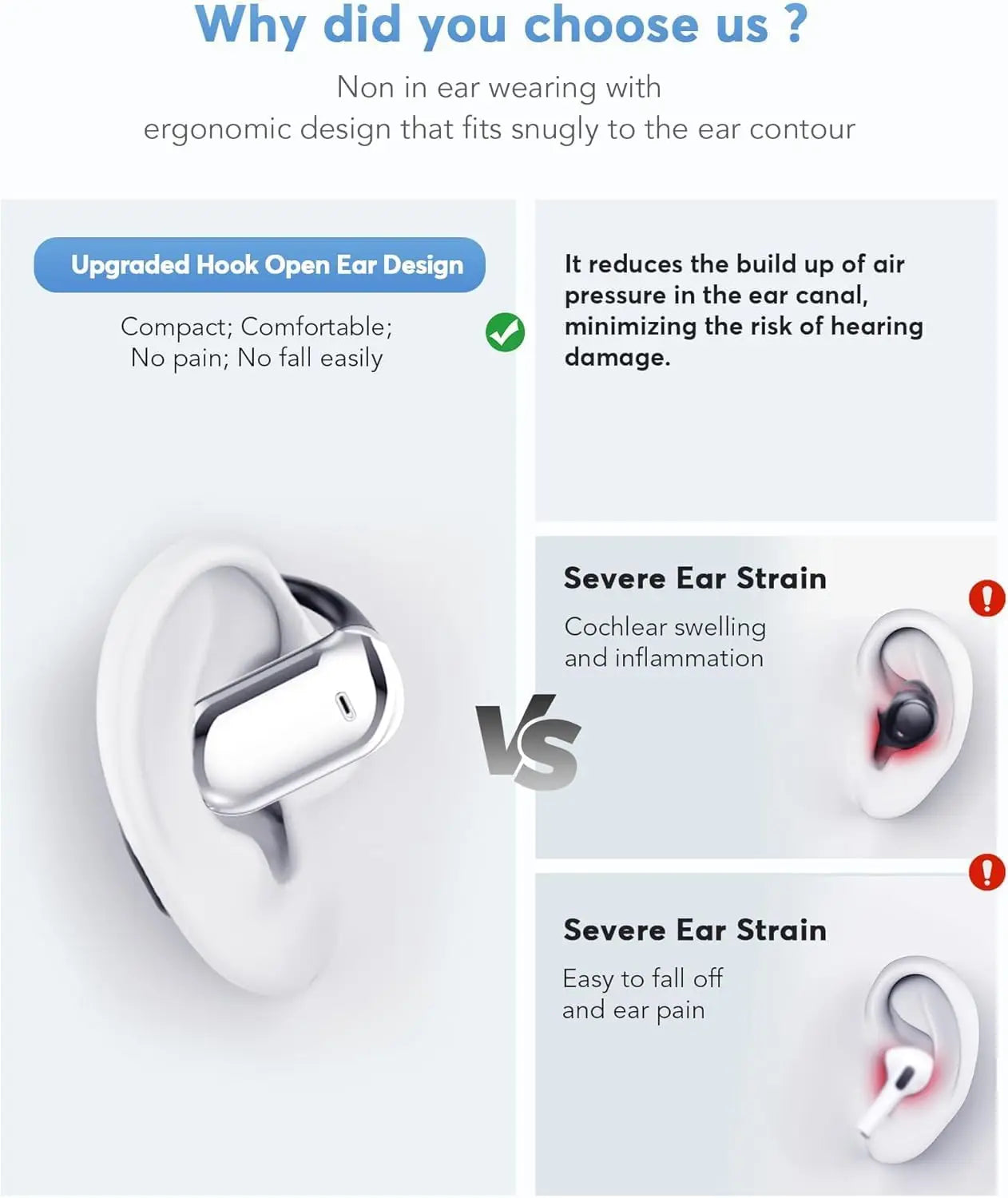 Écouteurs Sans Fil Bluetooth Multilingues avec Traduction AI 2