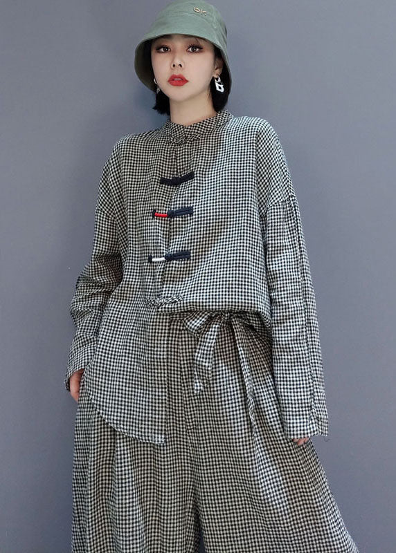 Ensemble Femme à Carreaux Printemps 4