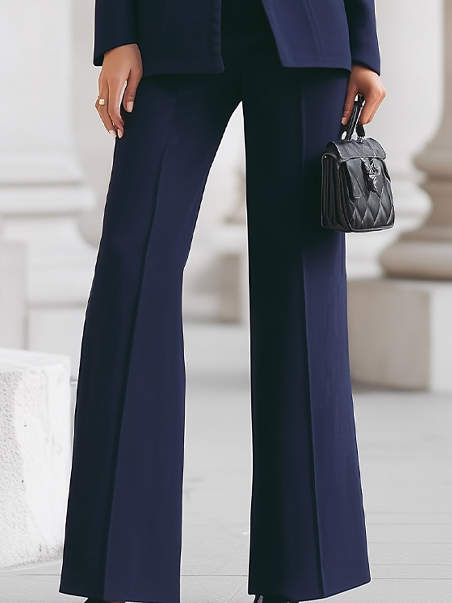 Ensemble Tailleur Femme Chic Blazer et Pantalon élégant 6