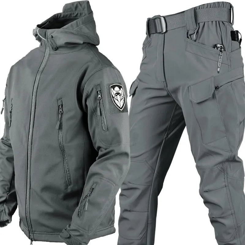 Ensemble Veste et Pantalon d'Extérieur Tactique pour Hommes 1