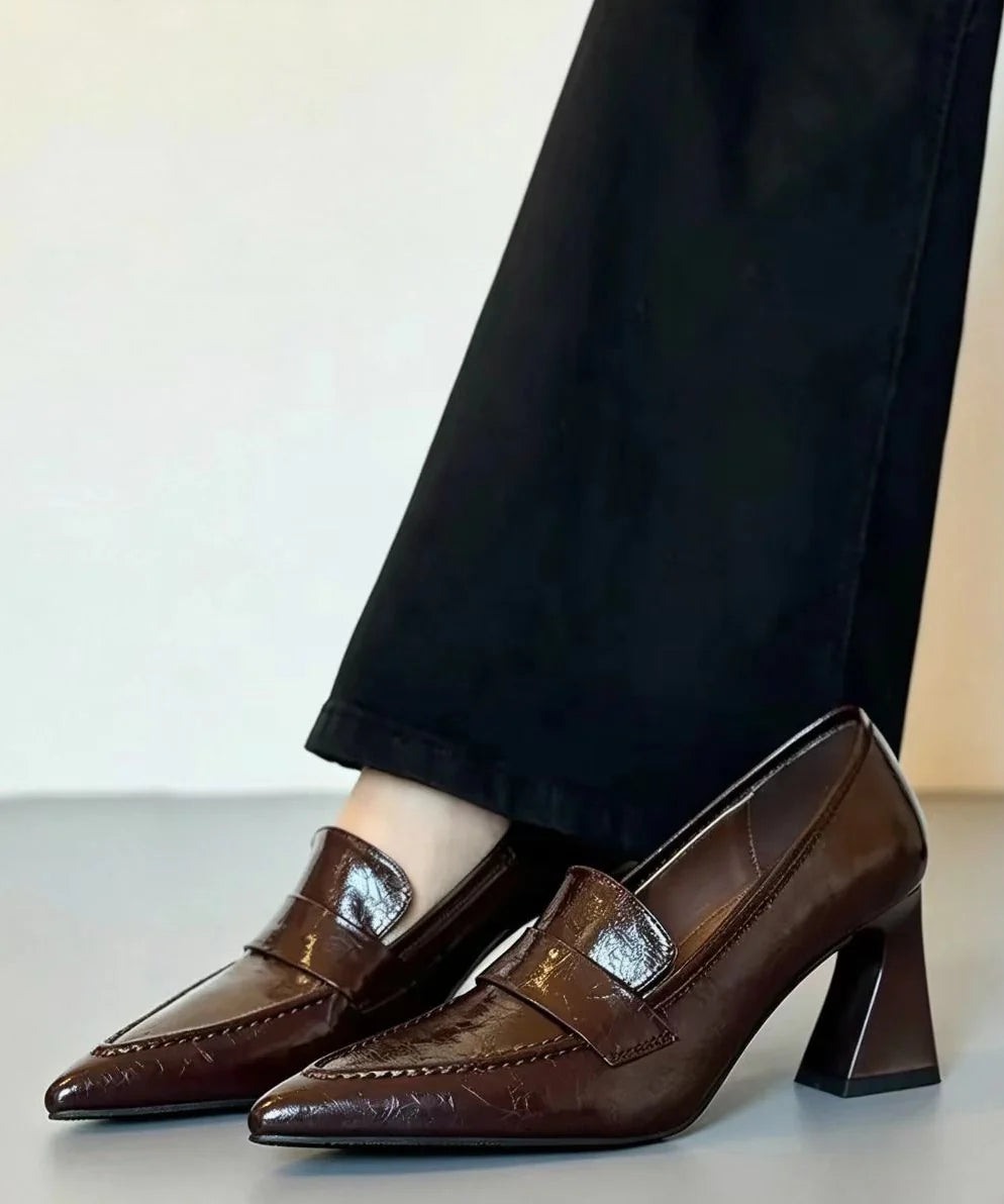 Escarpins Femme Style Vintage Bout Pointu 0