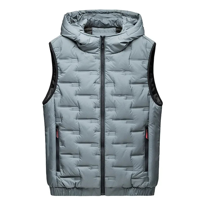 Gilet à capuche pour hommes style tech-wear 0