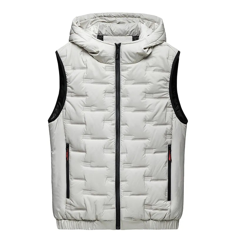 Gilet à capuche pour hommes style tech-wear 3