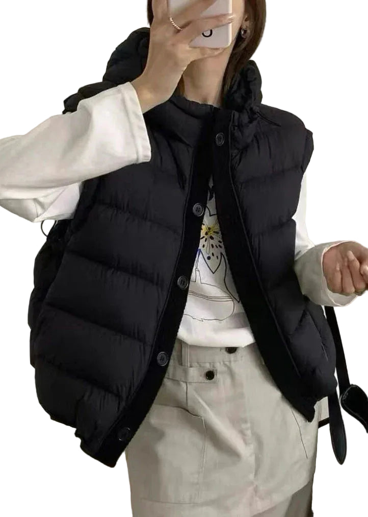 Gilet d'hiver à capuche pour femme coupe ample 0