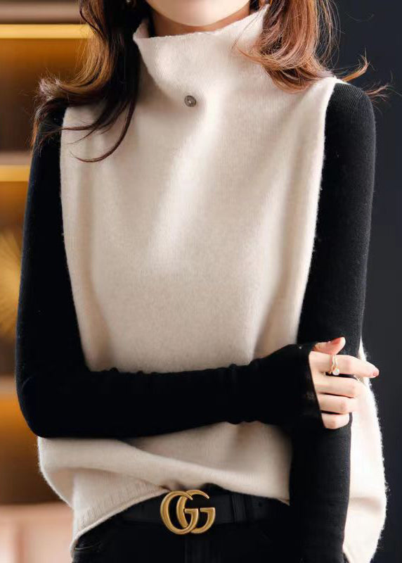 Gilet en Tricot à Col Montant pour Femme 3