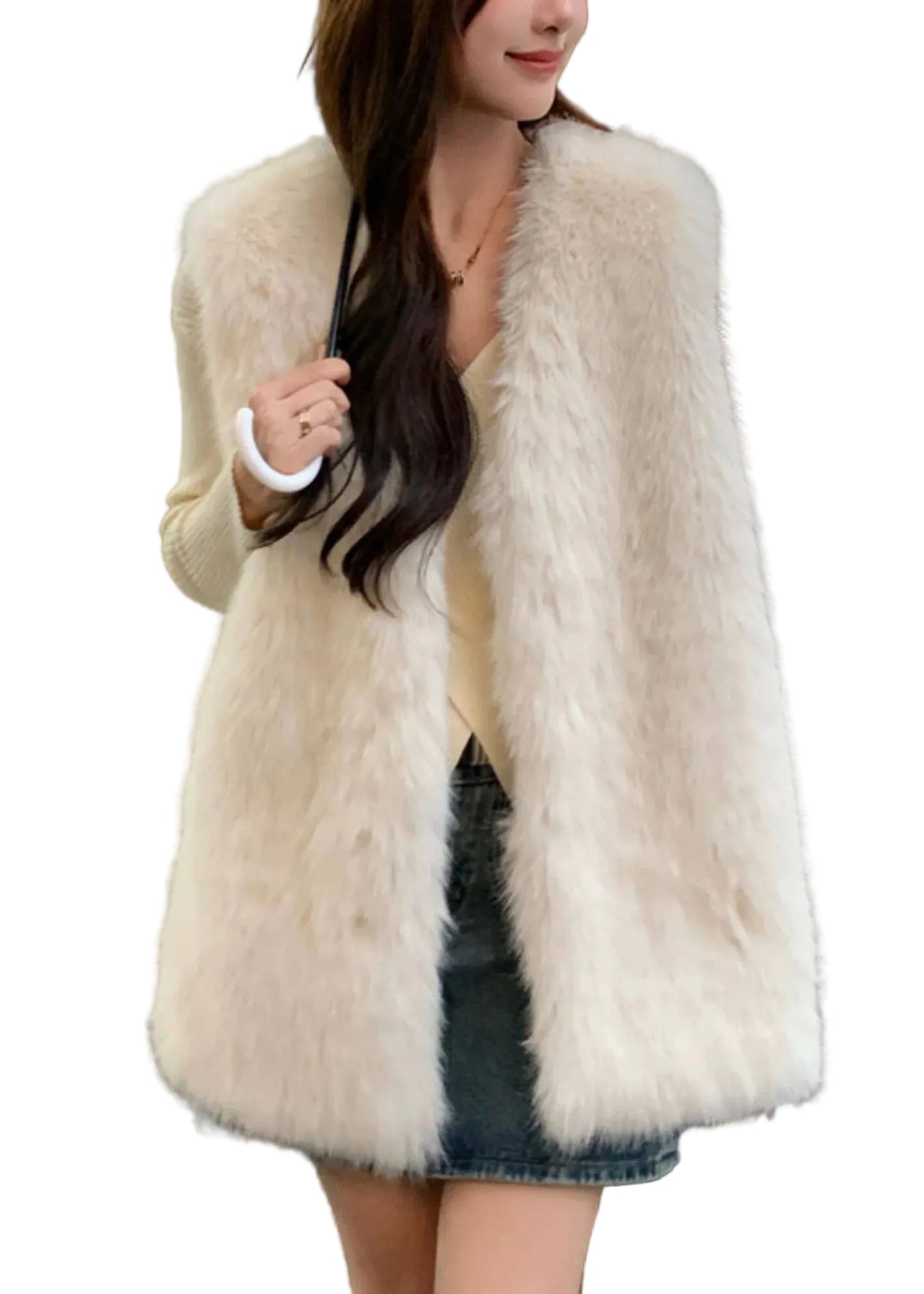 Gilet sans manches Femme Style Patchwork Douillet 1