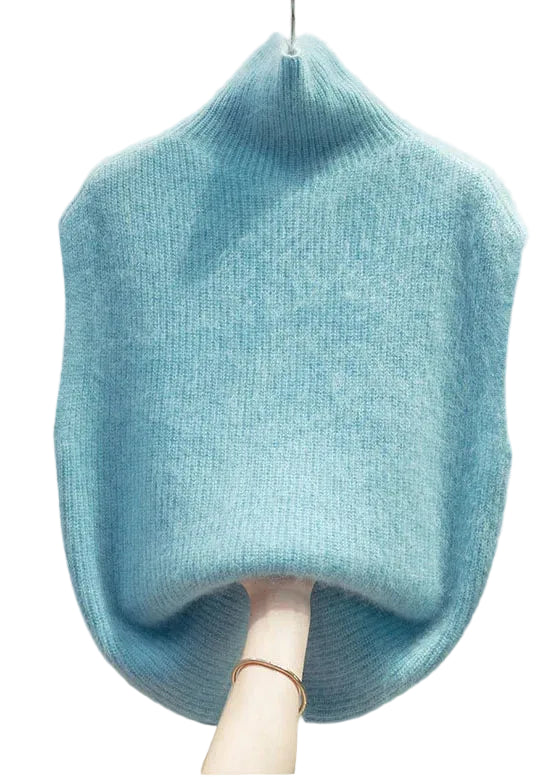 Gilet sans manches pour femme à col montant moderne 0