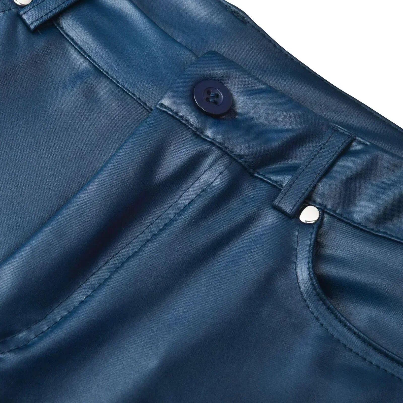 Pantalon Femme Slim Cuir PU Confortable et Élégant 6