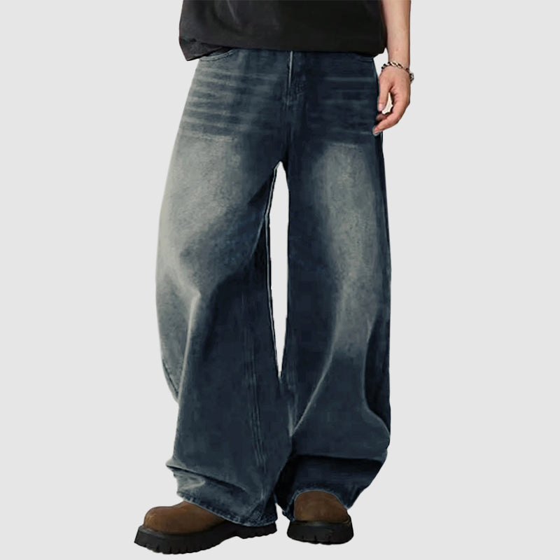Jean Baggy pour Hommes à Jambe Large 3